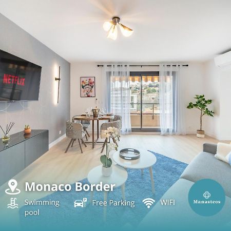 5Mn Monaco - Vue Mer - Parking - Piscine - Bb Beausoleil Luaran gambar