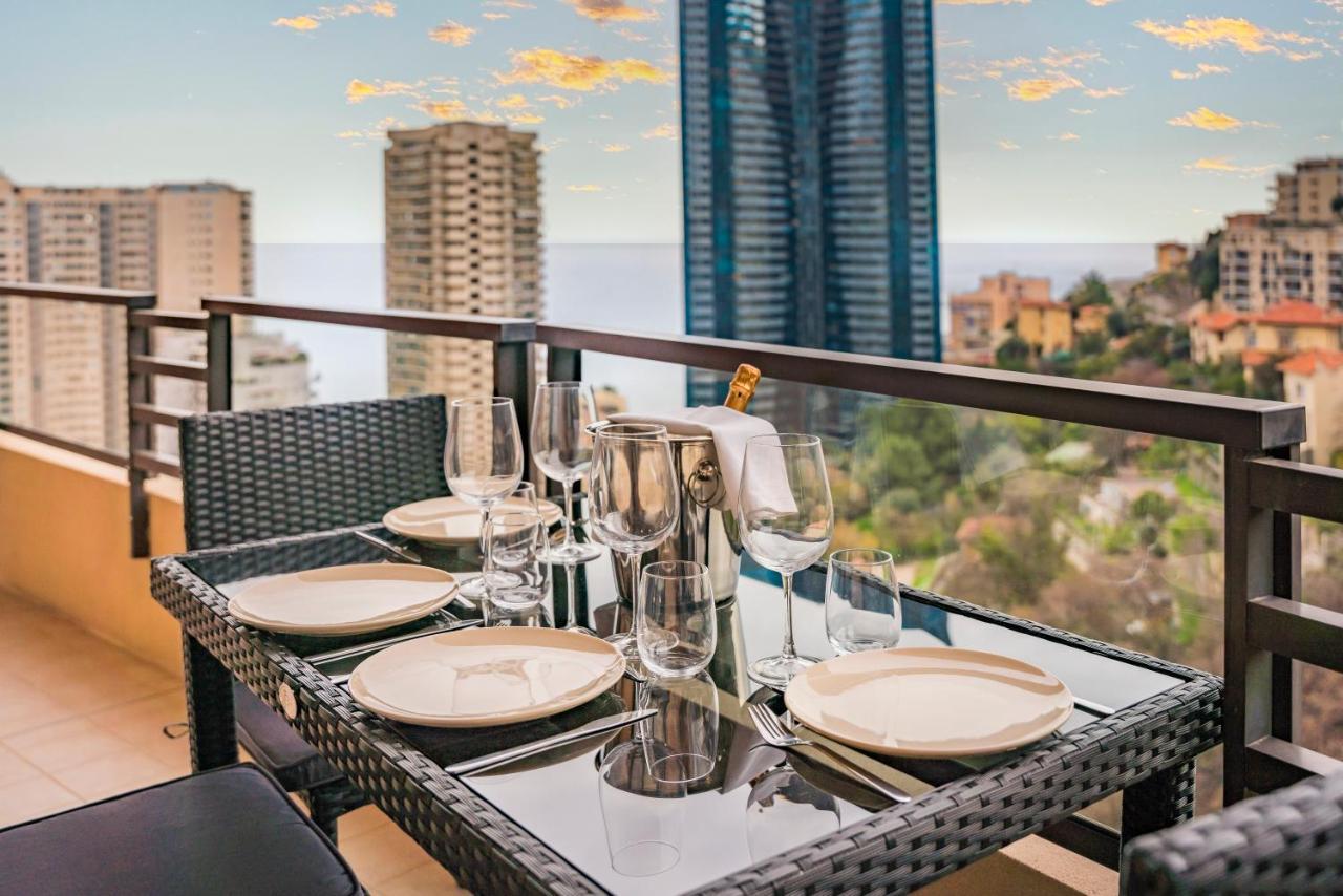 5Mn Monaco - Vue Mer - Parking - Piscine - Bb Beausoleil Luaran gambar